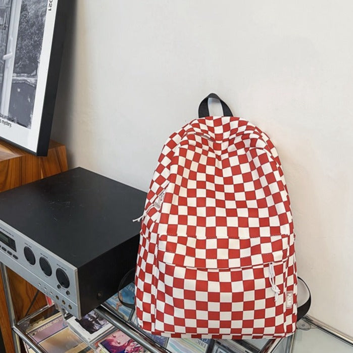 Plaid Backpack