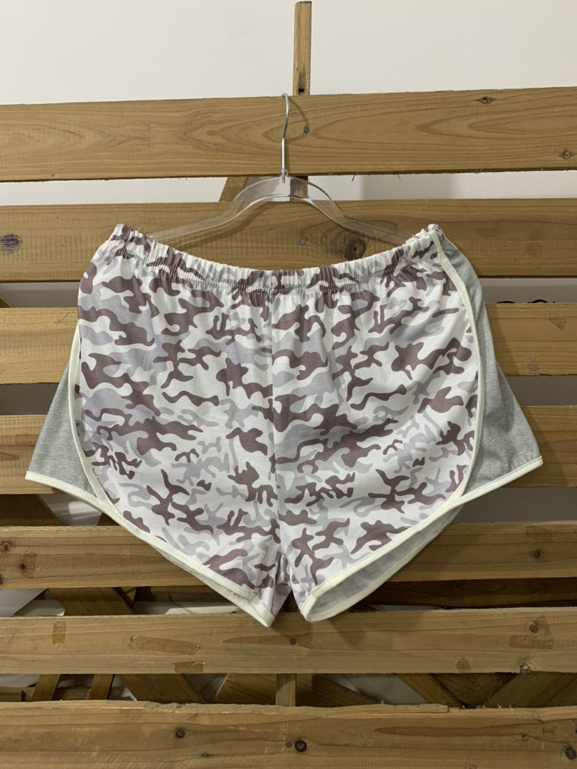 Printed Panel Shorts