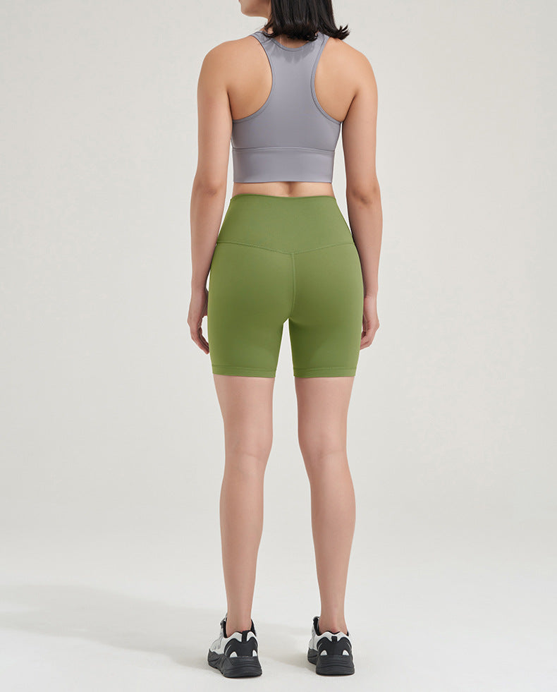 High Waisted Seamless Yoga Shorts