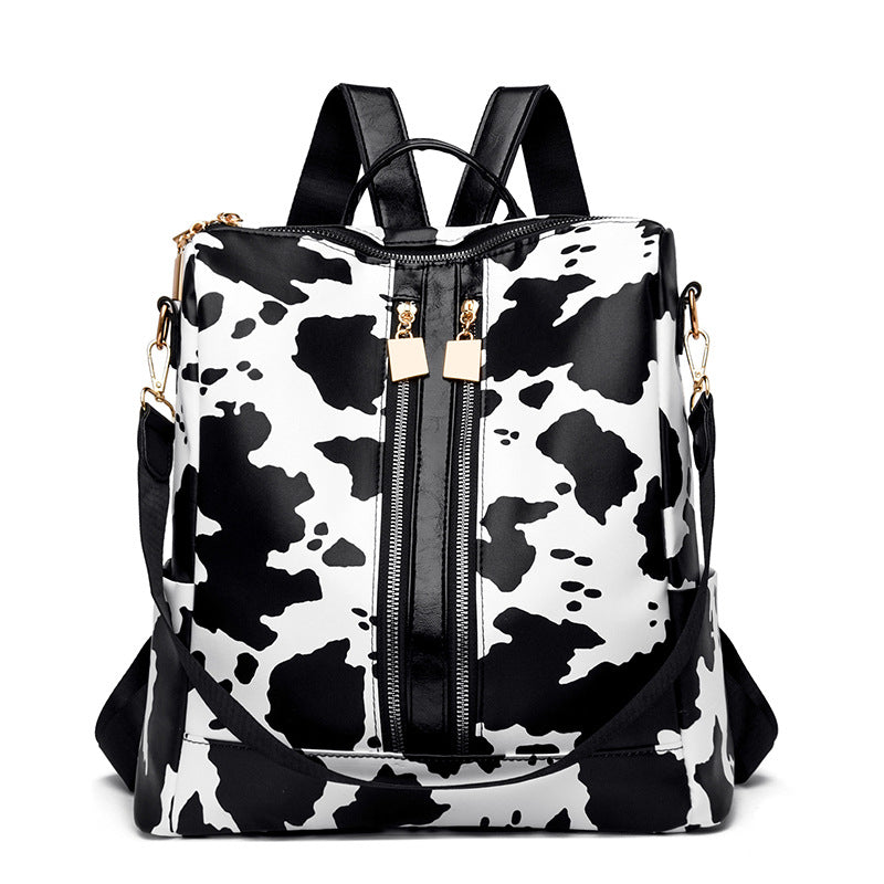 Women's Fashion Leopard Backpack