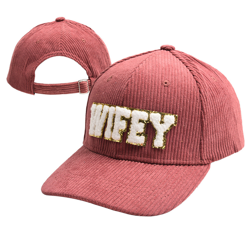 WIFEY Corduroy Baseball Cap