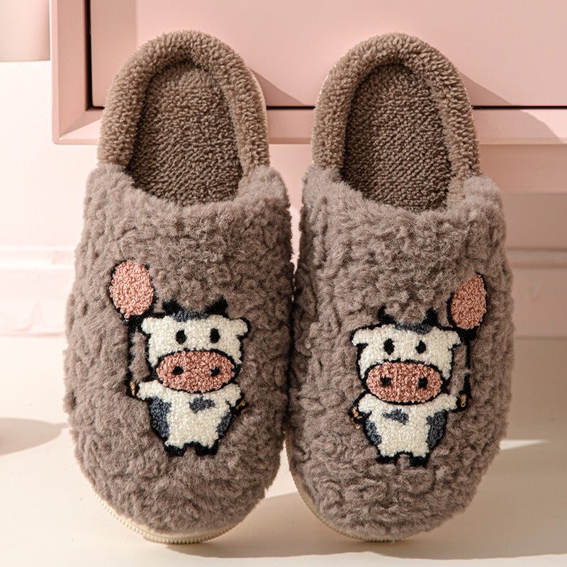 Cute Cow House Slipper