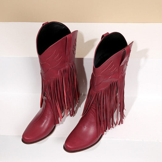 Vintage Tassel Boots