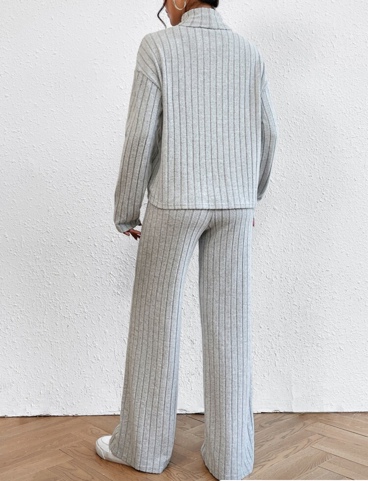 Ribbed Knit Loungewear Set