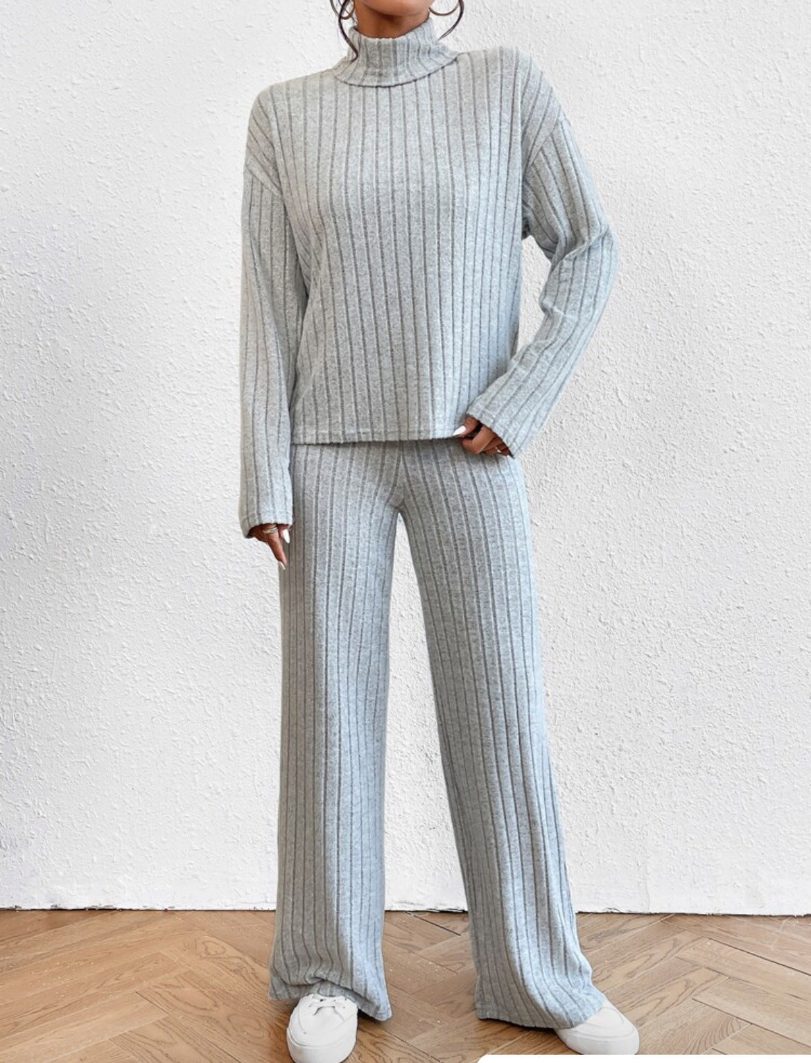 Ribbed Knit Loungewear Set