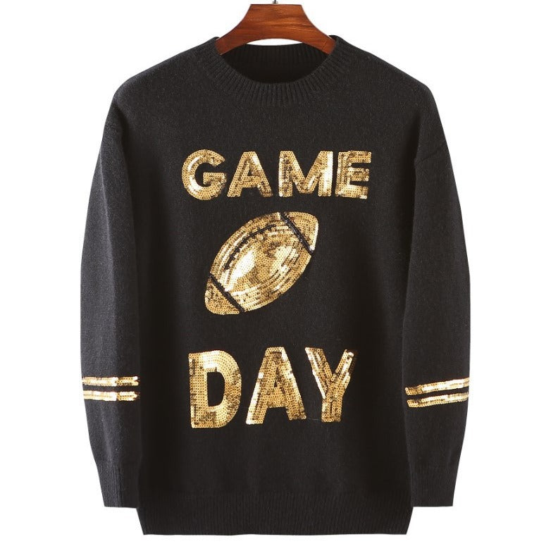 Game Day Sequin Sweater