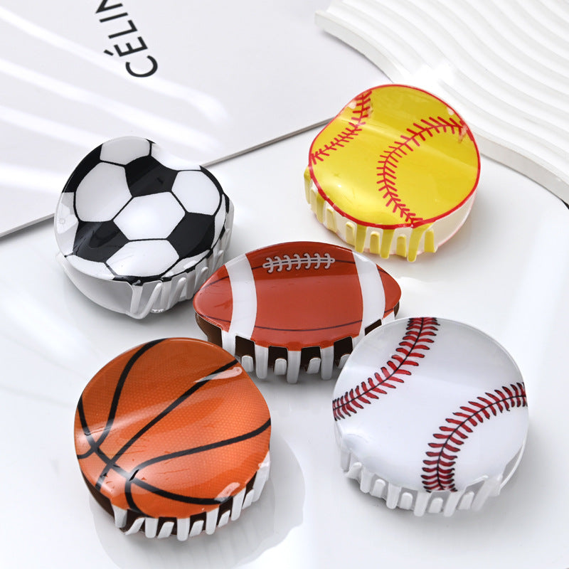 Basketball Football Hair Clip