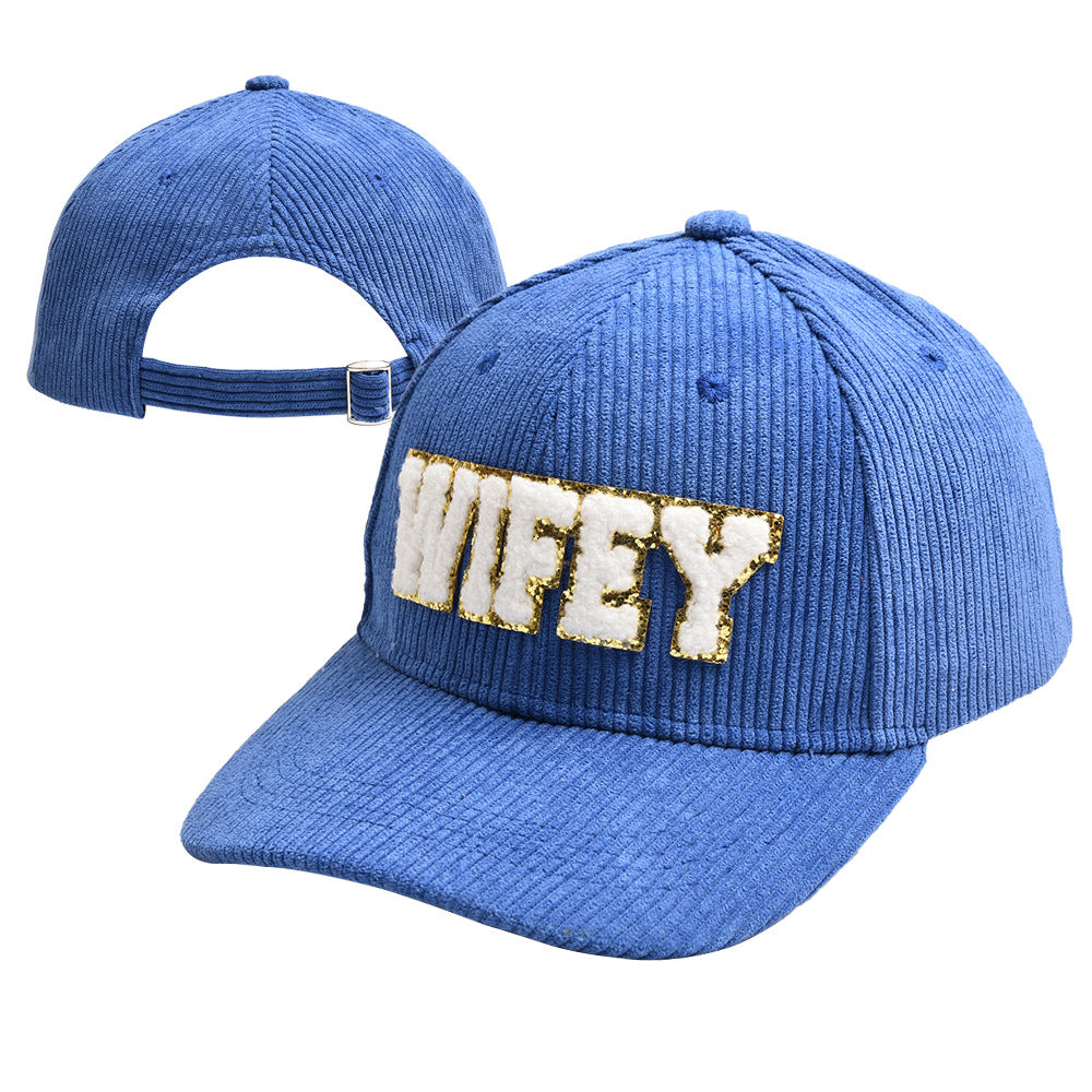 WIFEY Corduroy Baseball Cap