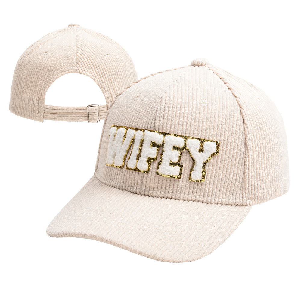 WIFEY Corduroy Baseball Cap