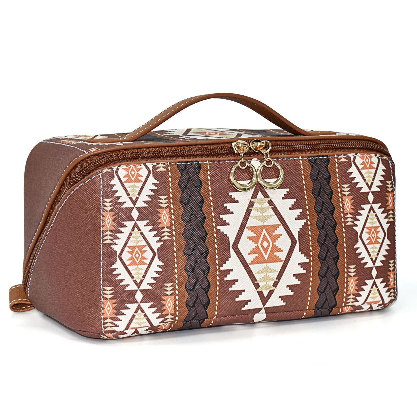 Aztec Print Cosmetic Case