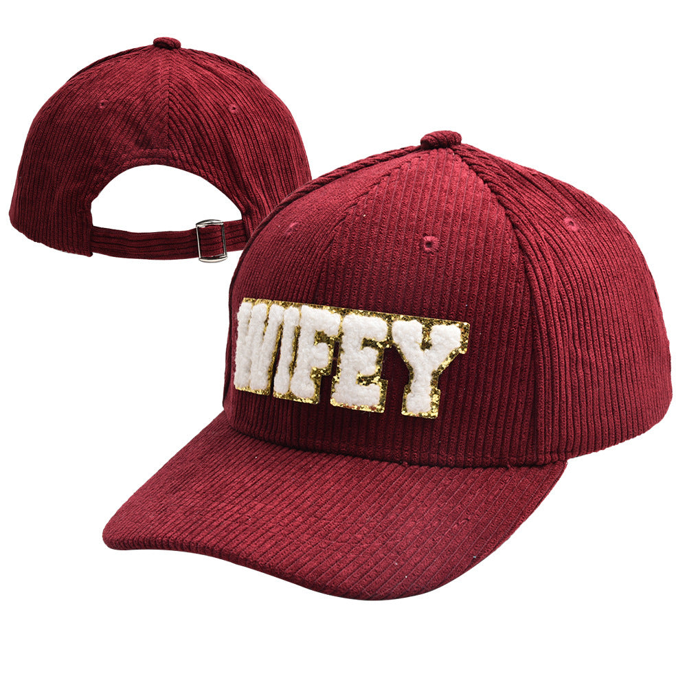 WIFEY Corduroy Baseball Cap