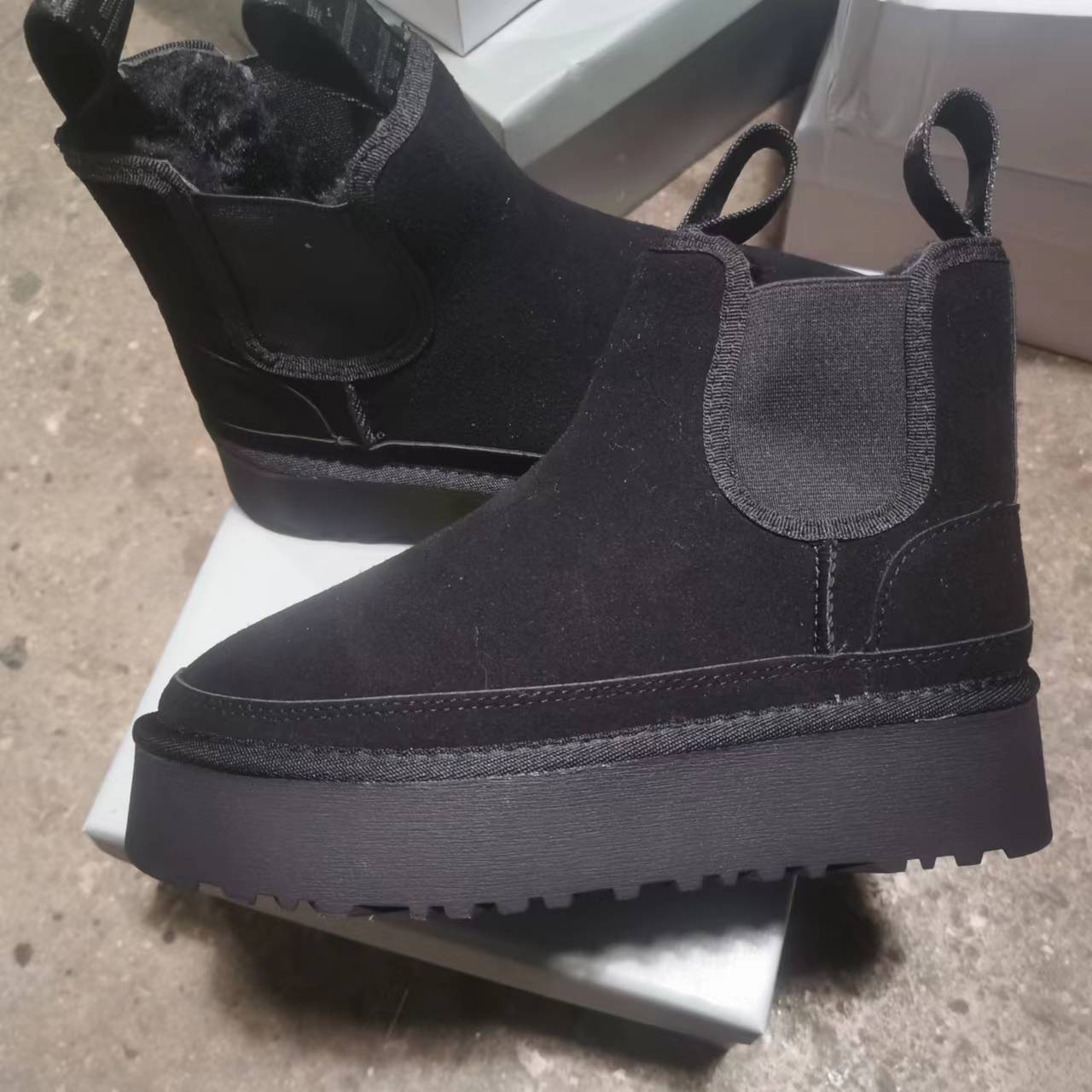 Casual Fleece Warm Cotton Boots