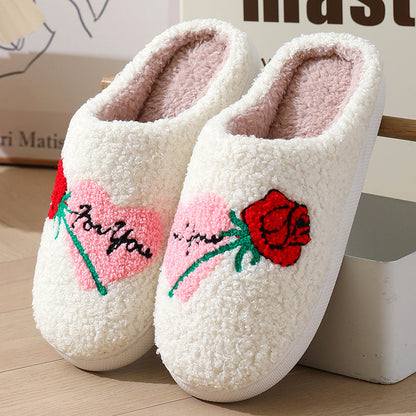 Valentine Theme LOVE  Slipper