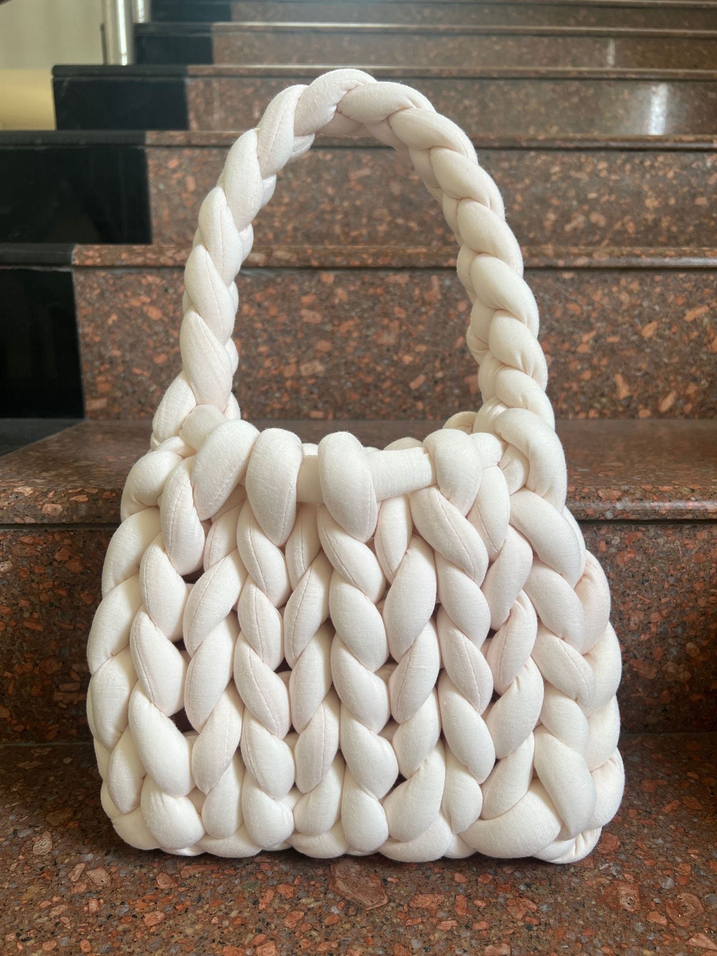 Woven Large Single Shoulder Bag