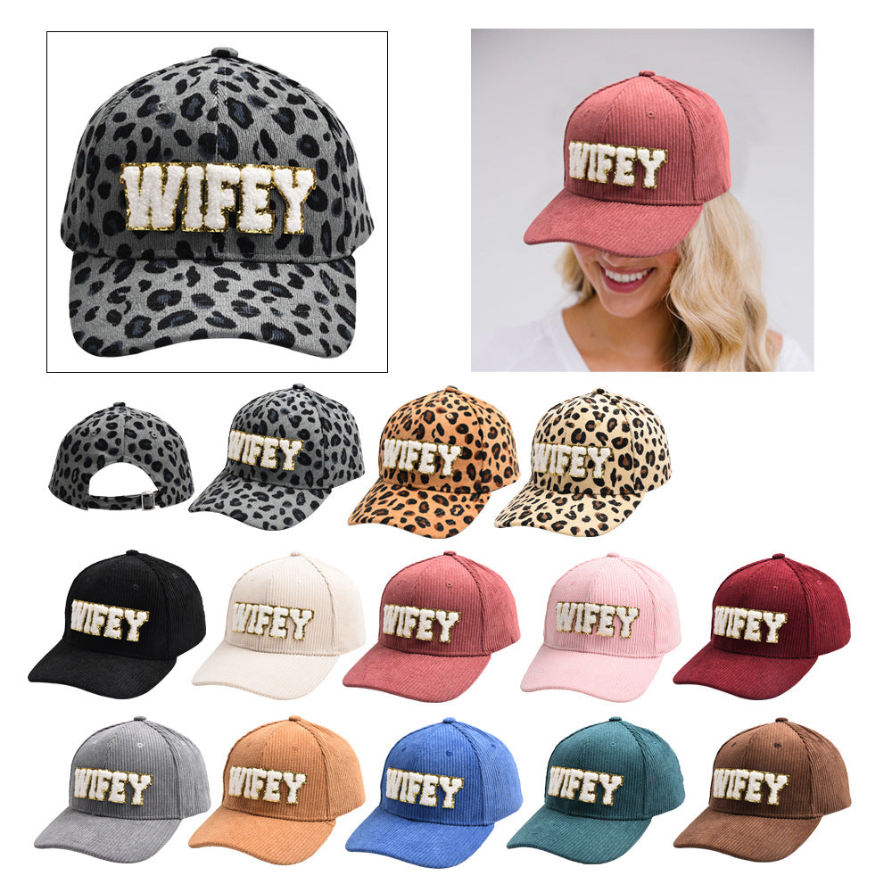 WIFEY Corduroy Baseball Cap