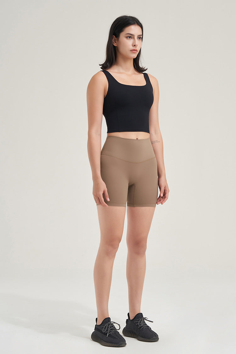 High Waisted Seamless Yoga Shorts