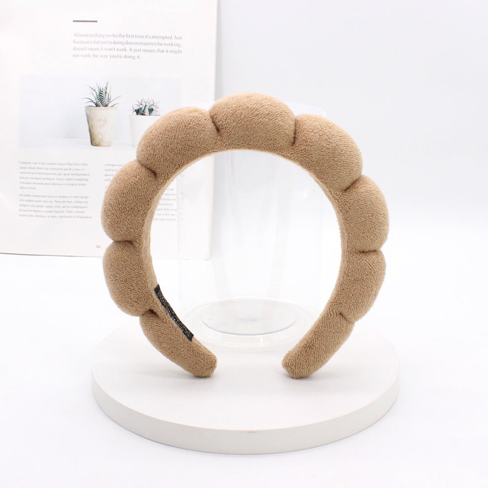 Terry Cloth Sponge Twist Headband