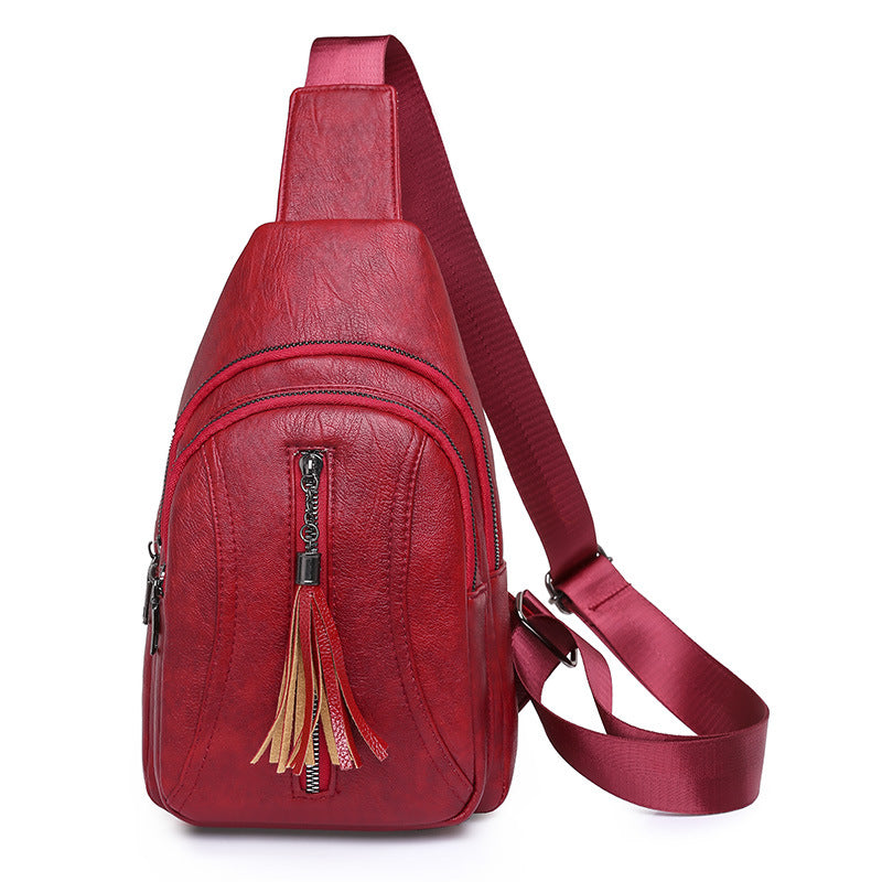 Ladies Casual Crossbody Chest Bag