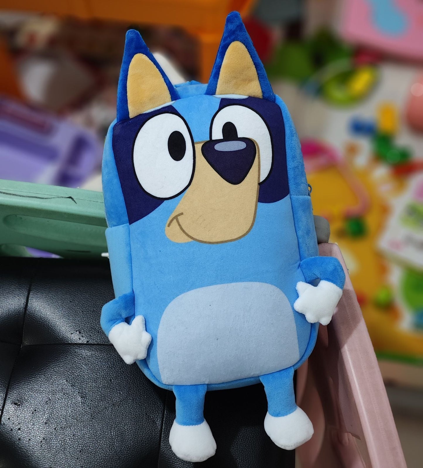 Cute Blue Dog Small Backpack