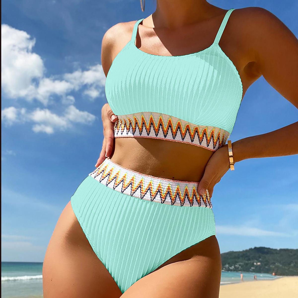 Boho 2pcs Bikini Swimsuit-16 Colors