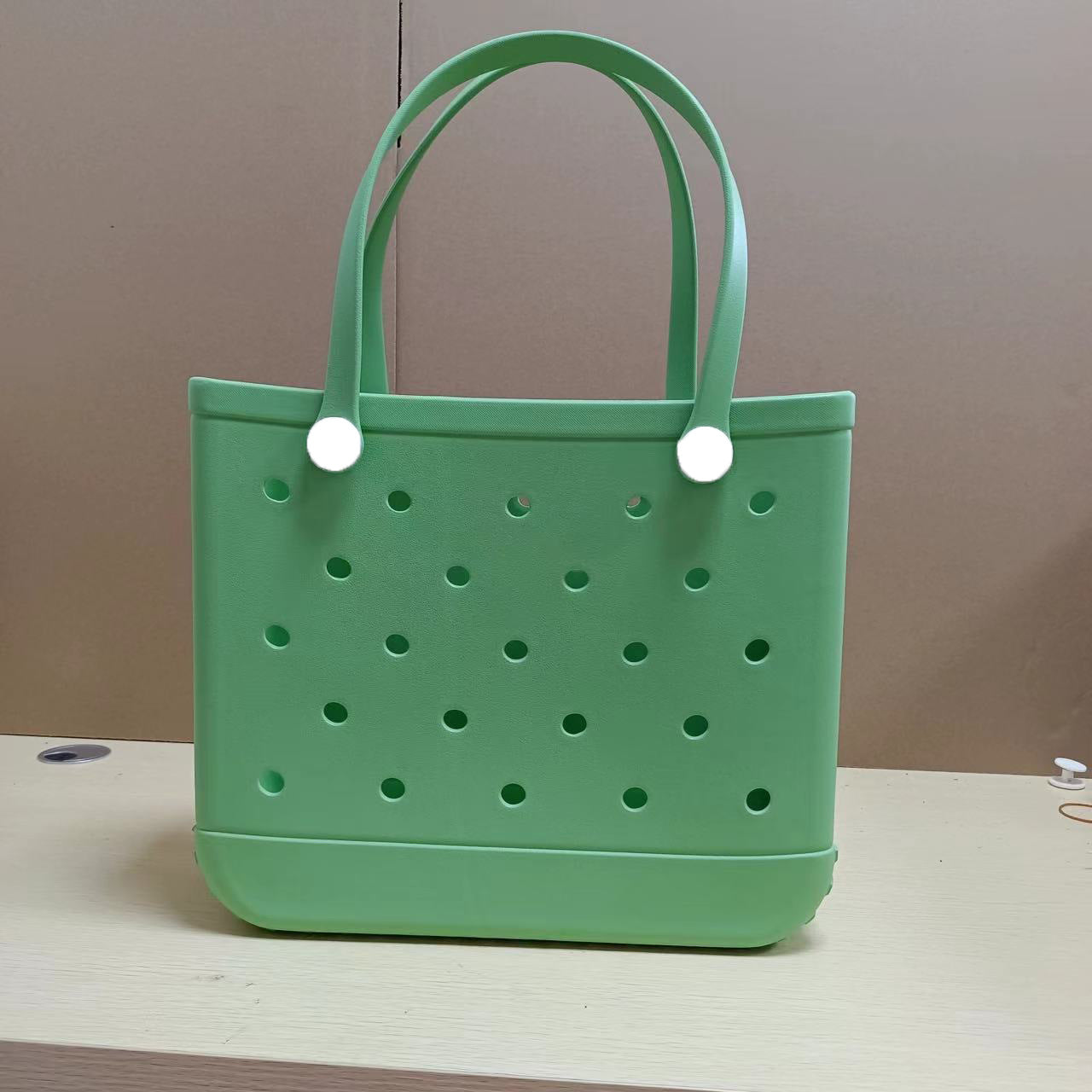 Solid Color EVA Beach Tote