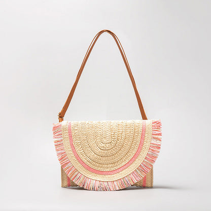 Explosive Woven Crossbody Bag