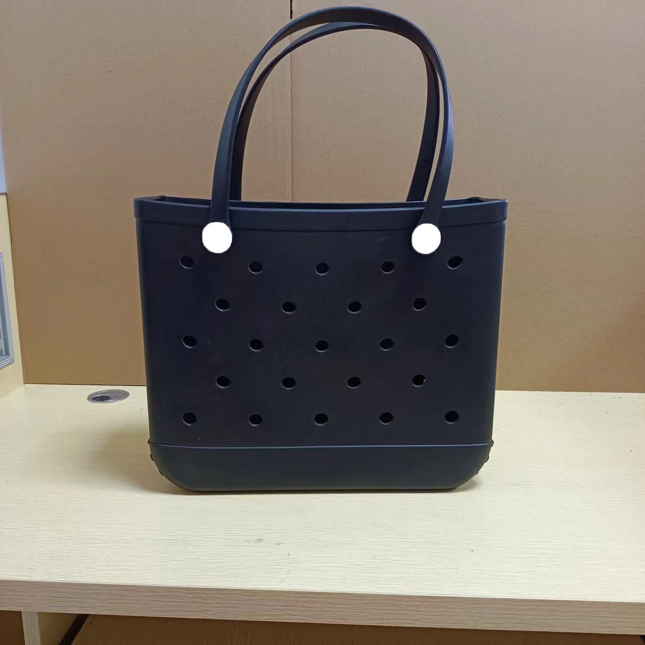 Solid Color EVA Beach Tote