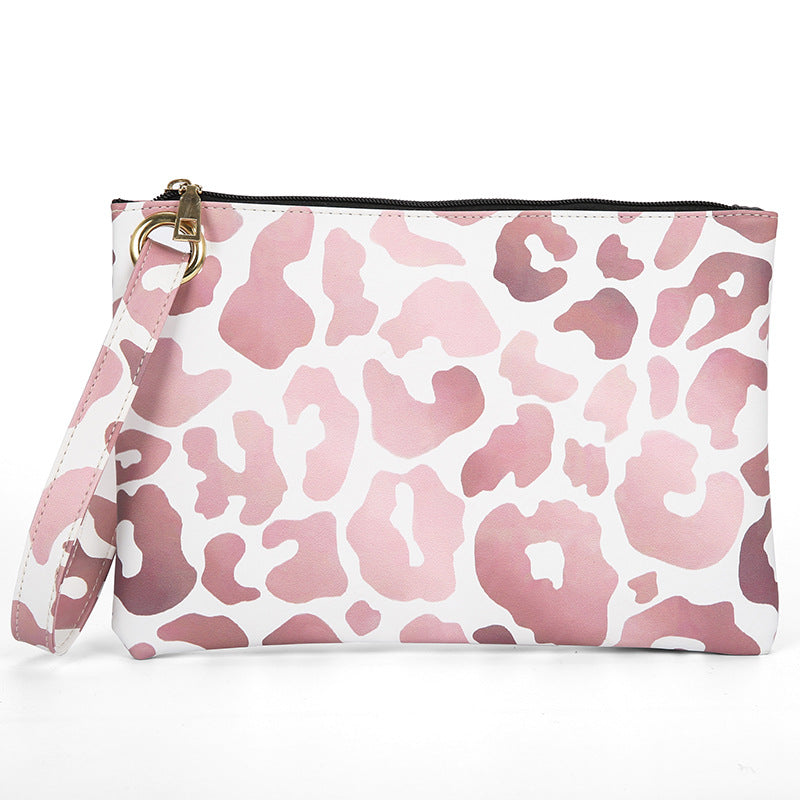 PU Cosmetic Bag Clutch Bag Wrist Bag