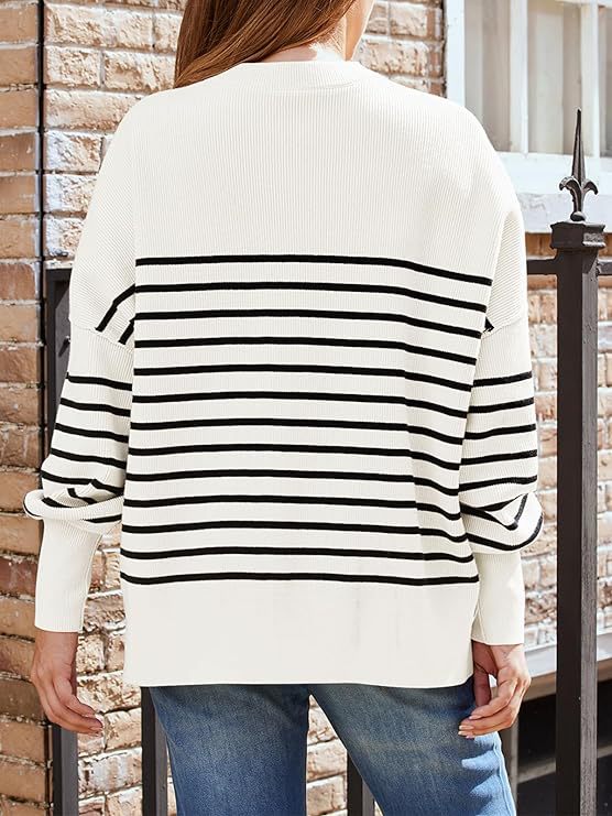 Crew Neck Batwing Sweater