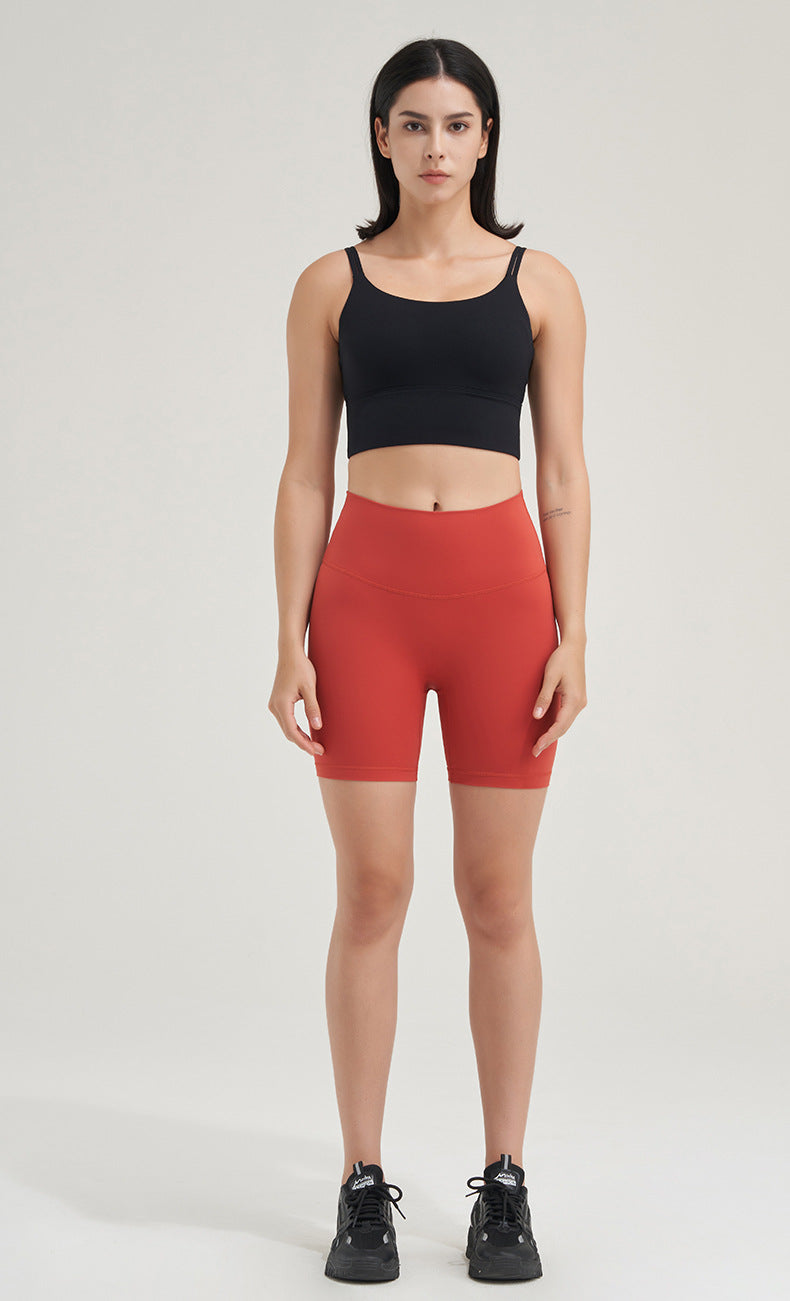 High Waisted Seamless Yoga Shorts