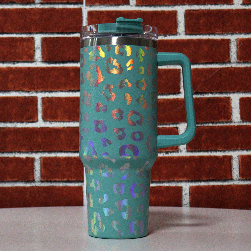 New Laser Leopard Tumblers