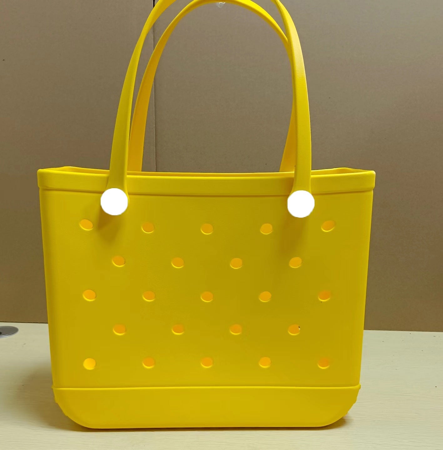 Solid Color EVA Beach Tote