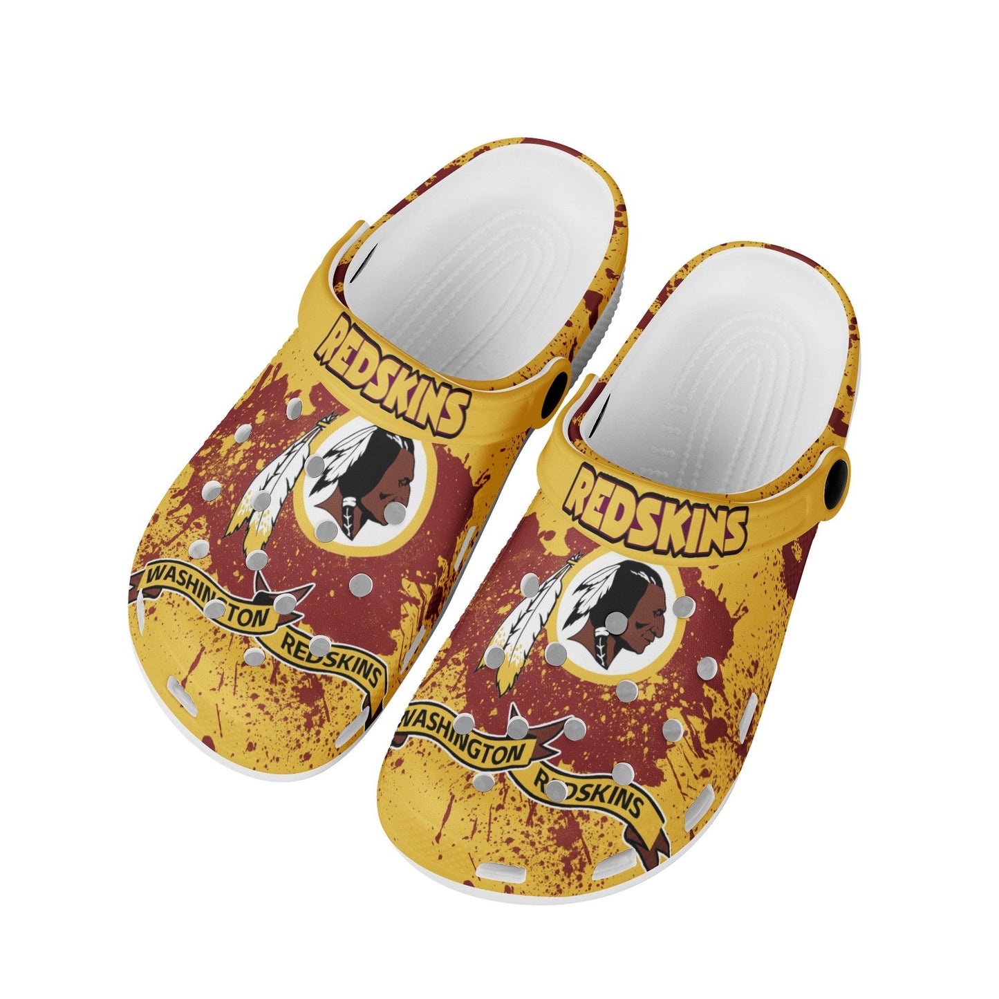 Custom Made-Unisex Printed Hole Shoes