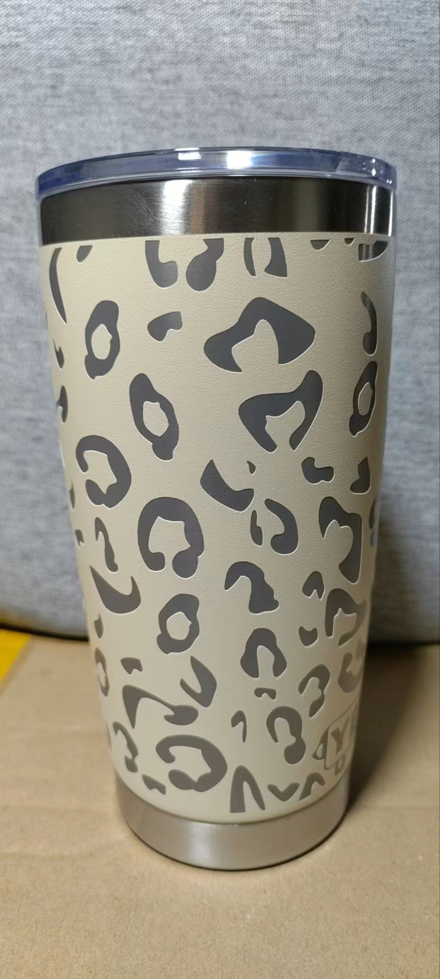 Preorder-Leopard Tumblers-Beige