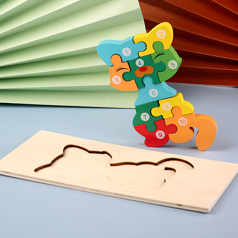 Animal Cartoon Three-Dimensional Puzzle Toy