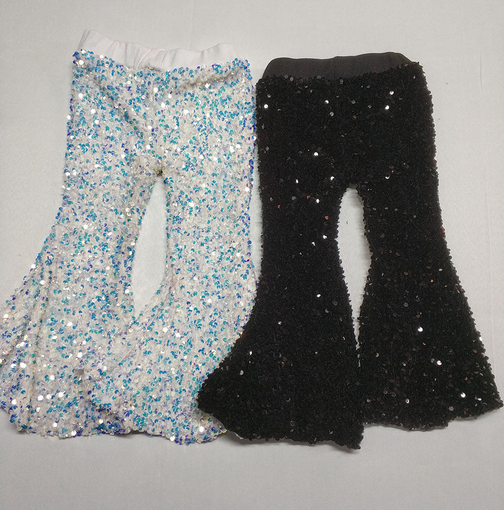 Christmas Kid's Sequin Bell Pants