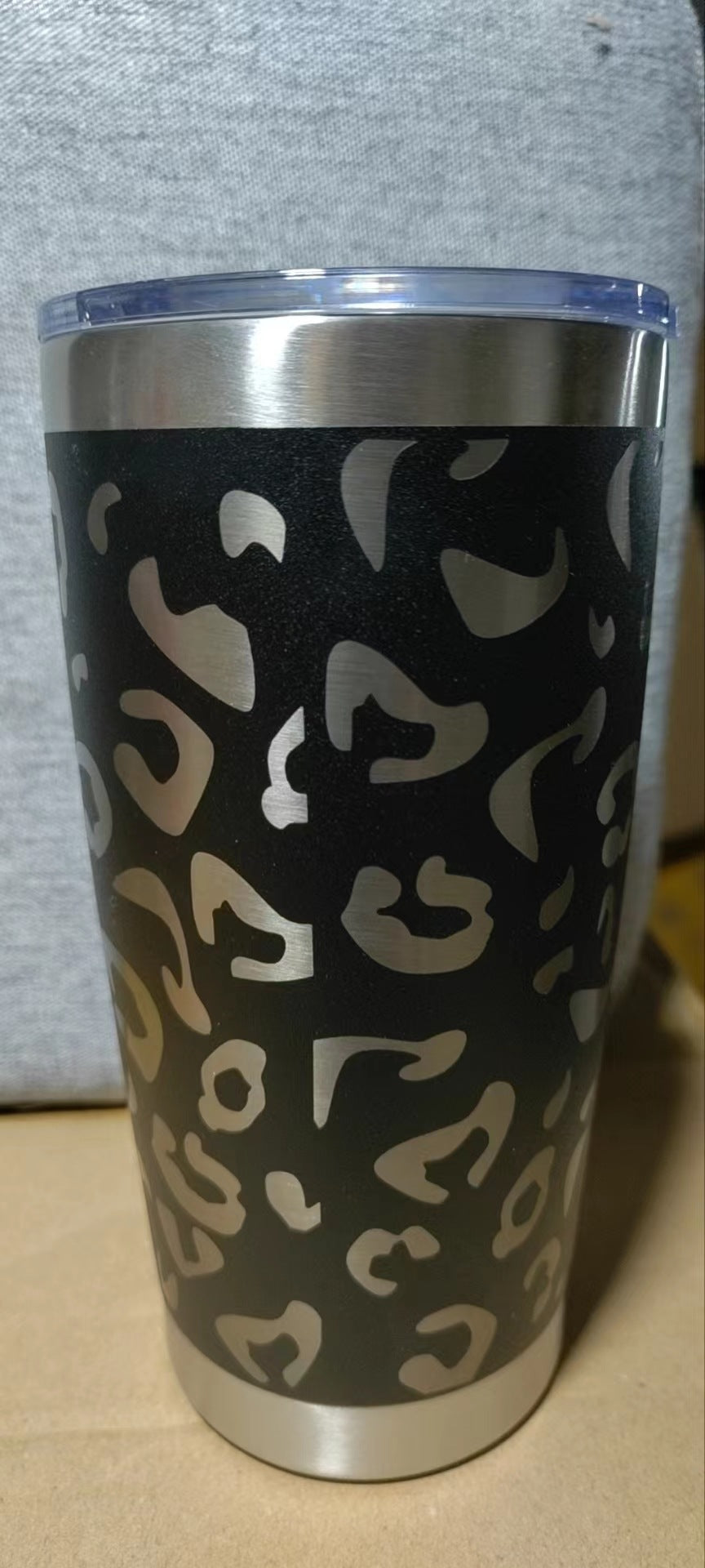 Preorder-Leopard Tumblers-Black