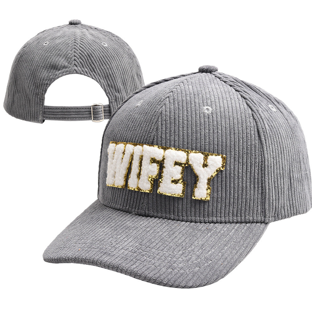 WIFEY Corduroy Baseball Cap