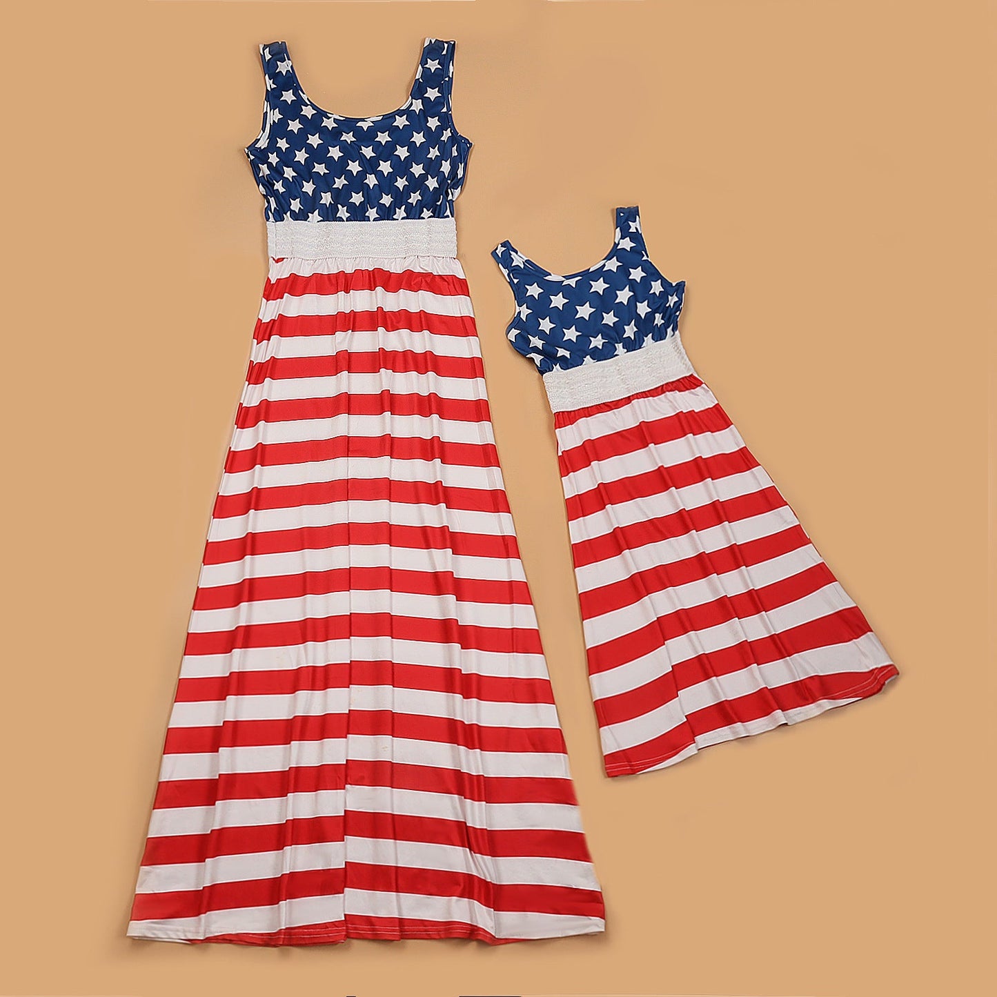 Flag Parent-child Dress