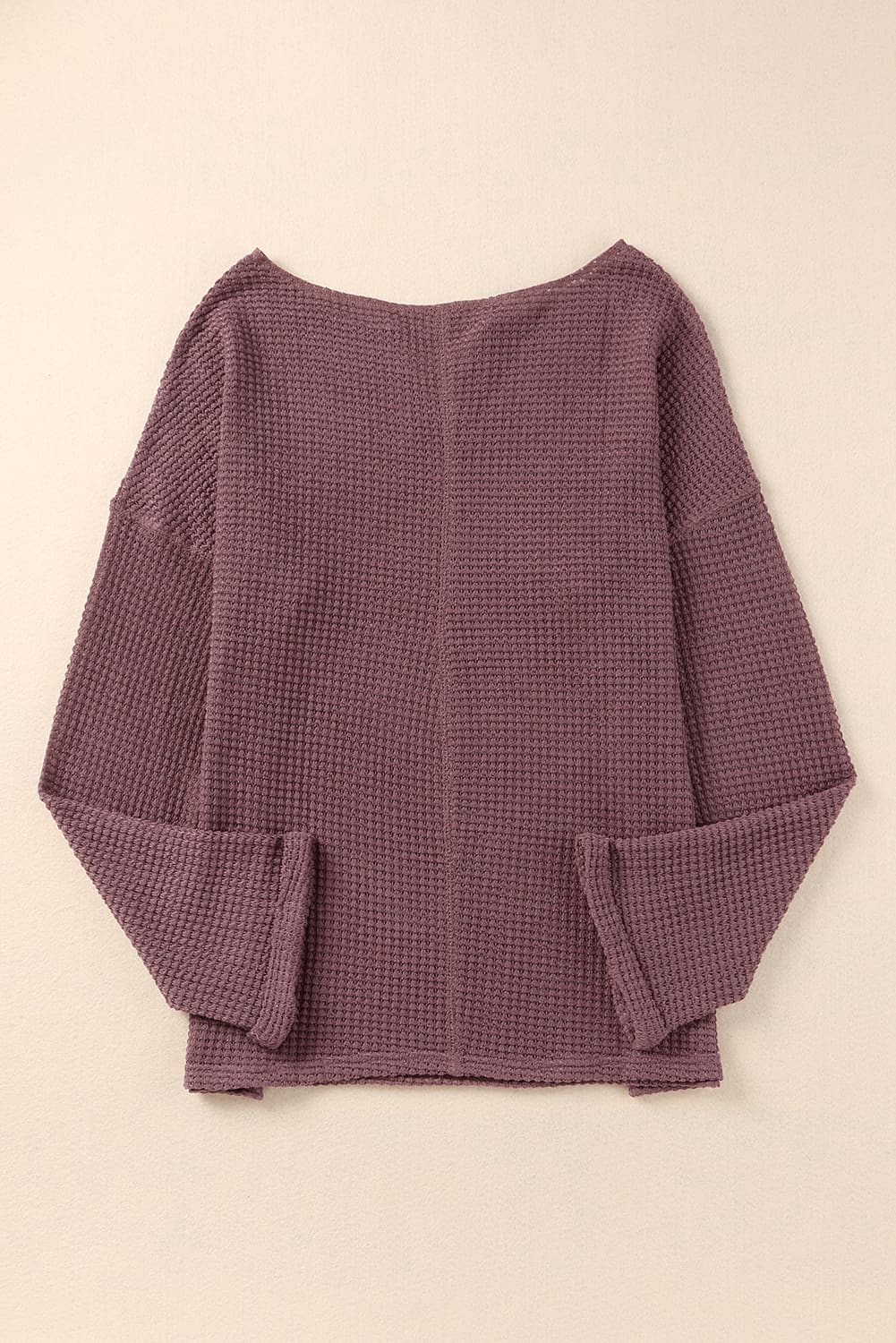 Waffle Knit Loose Top