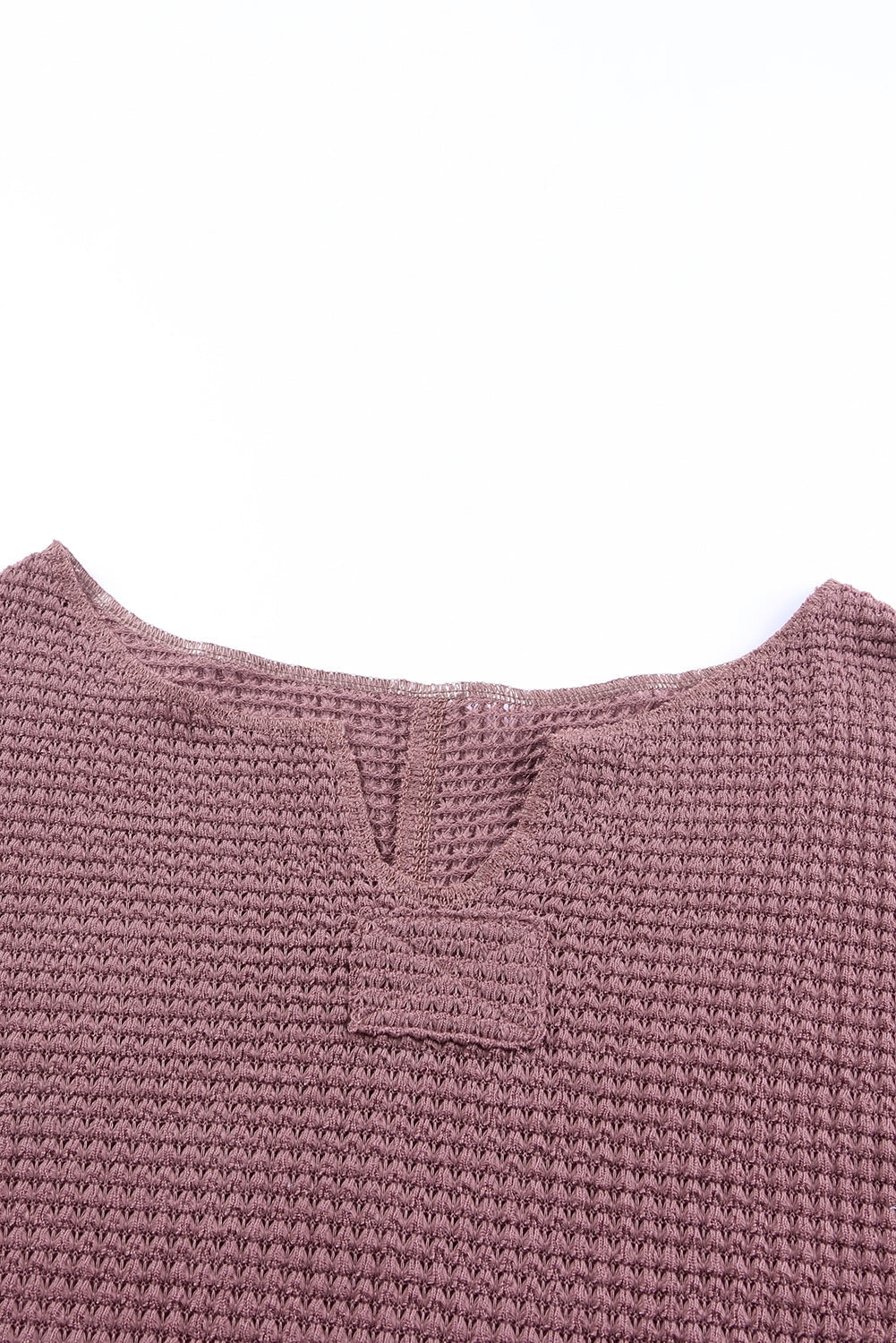 Waffle Knit Loose Top