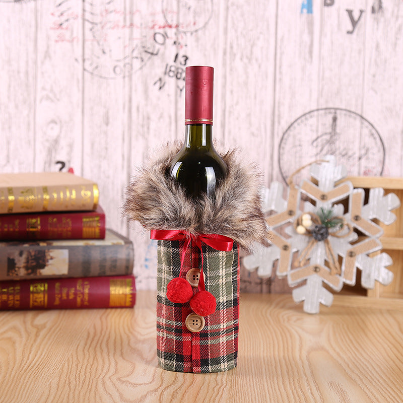 Various Christmas Decoration Wine Bottle Covers