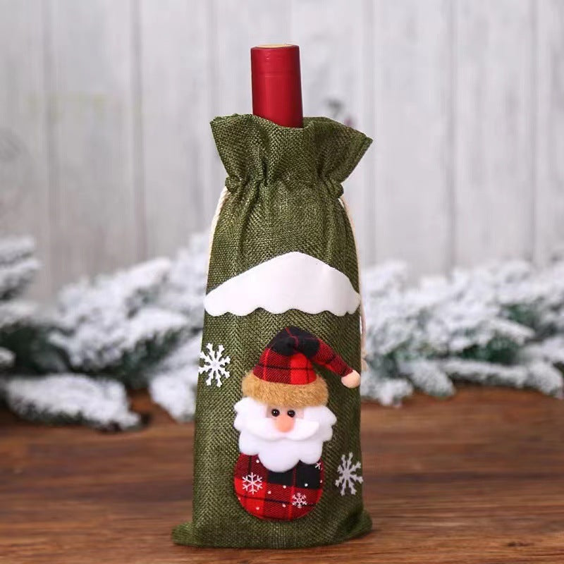 Various Christmas Decoration Wine Bottle Covers