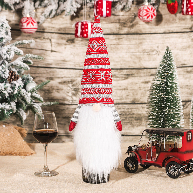 Various Christmas Decoration Wine Bottle Covers