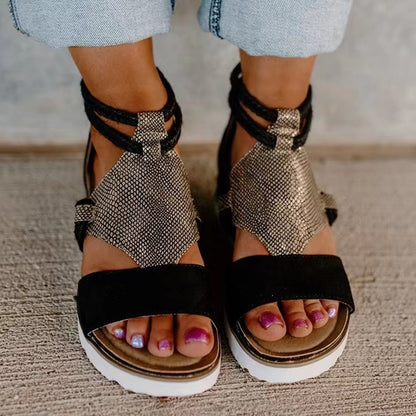 Women's Rope Wedge Sandals