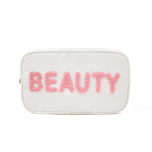 Embroidered Cosmetic Bag