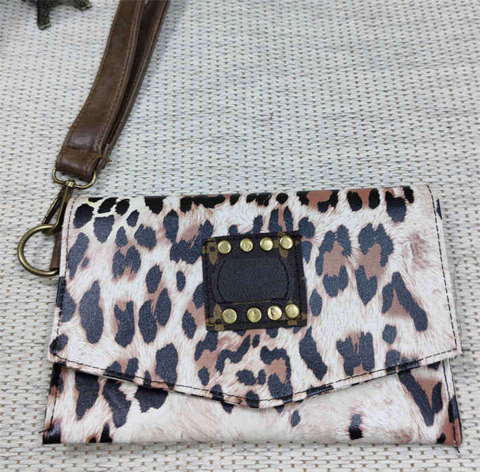 Leopard Print Coin Purse Tote Bag