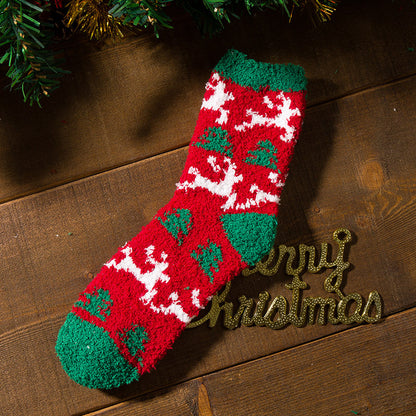 Adult Christmas Cotton Socks(moq:5)