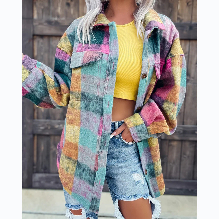 Colorful Plaid Jacket