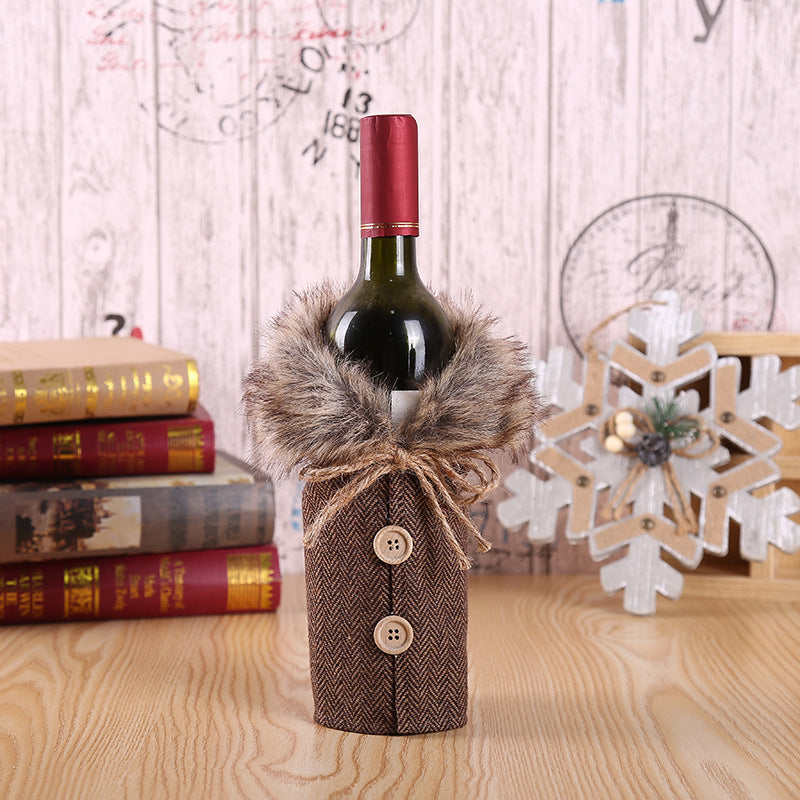 Various Christmas Decoration Wine Bottle Covers